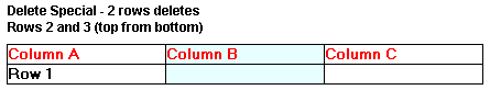 Delete Row/Column 2